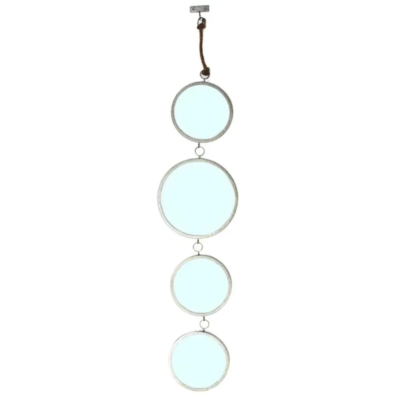Mirrored Circles Silver-M2