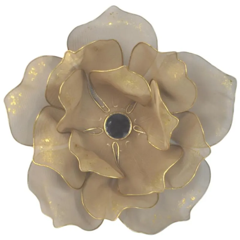 Flower Wall DÃ©cor Gold