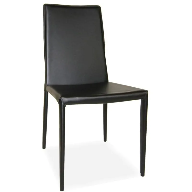 Lusso Dining Chair Black-M2