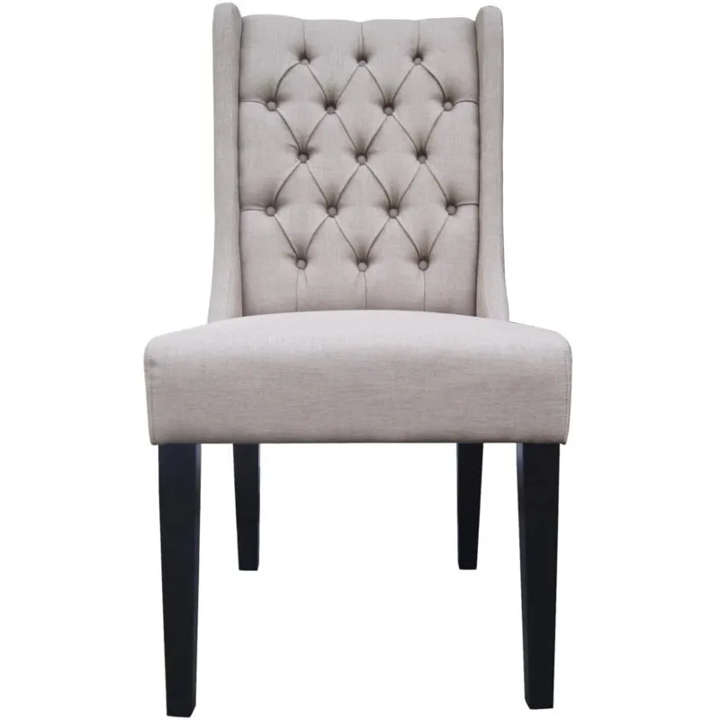 Salto Side Chair With Tufts Cappuccino-M2