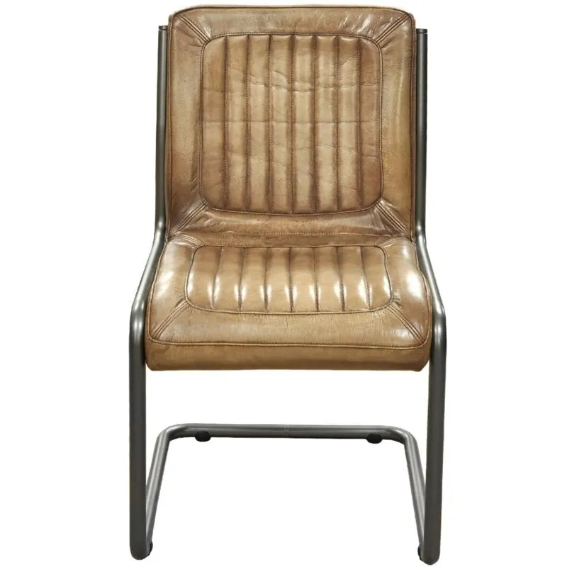 Carl Leather Side Chair
