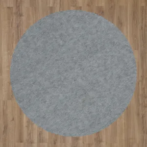 Dual Surface Thin Lock Rug Pad Grey Floor
