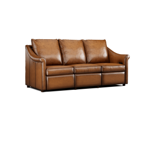 Leather Zero Wall Dual Power Reclining Sofa
