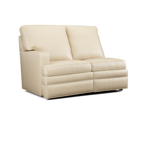 Leather Zero Wall Power LAF Recliner Loveseat