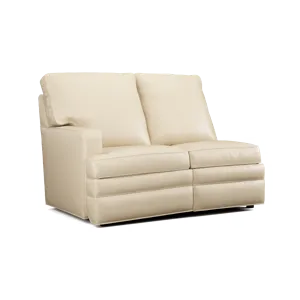 Leather Zero Wall Power LAF Recliner Loveseat