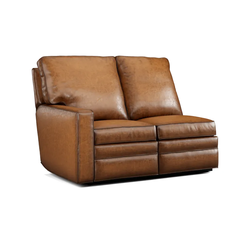 Leather Wall Proximity Power LAF Reclining Loveseat