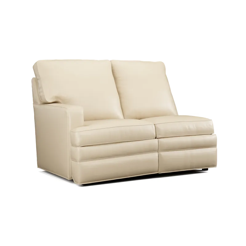 Leather Zero Wall Power LAF Recliner Loveseat