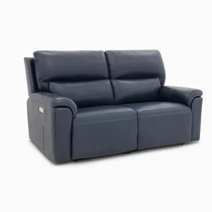 Leather Power Reclining Loveseat