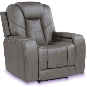 Daniel Triple Power Leather Theatre Recliner