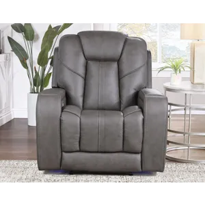 Daniel Triple Power Leather Theatre Recliner