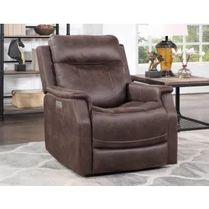 Valencia Dual-Power Leatherette Recliner