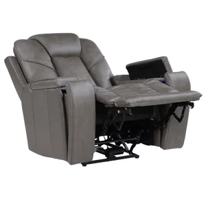 Daniel Triple Power Leather Theatre Recliner