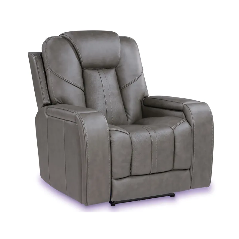 Daniel Triple Power Leather Theatre Recliner