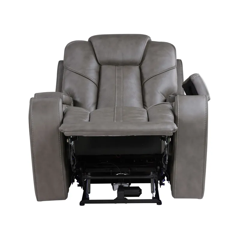Daniel Triple Power Leather Theatre Recliner