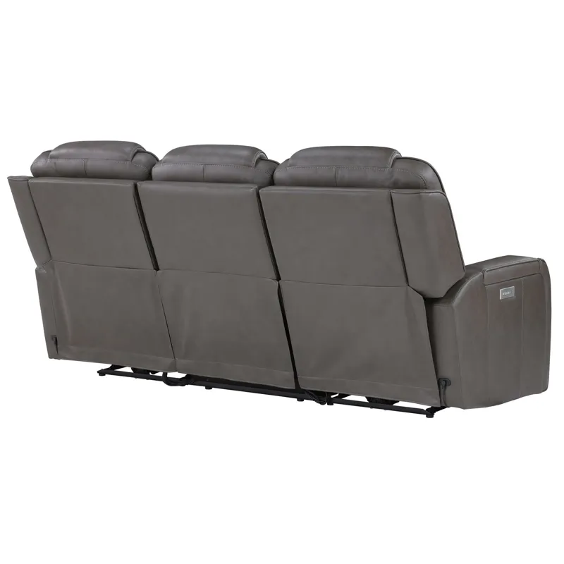 Daniel Triple Power Leather Theater Sofa