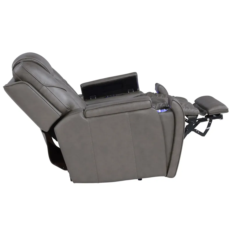 Daniel Triple Power Leather Theatre Recliner