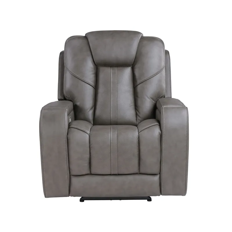 Daniel Triple Power Leather Theatre Recliner