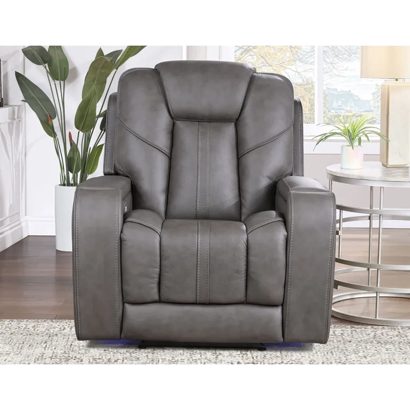 Daniel Triple Power Leather Theatre Recliner