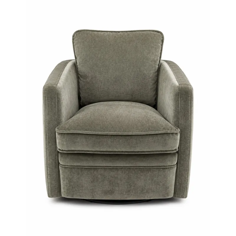 Anzio Moss Swivel Chair