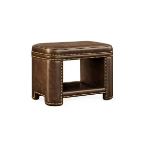 Leather Ottoman