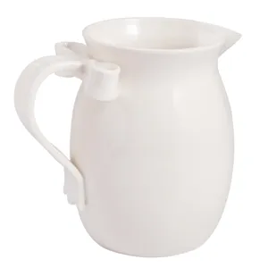 WHITE BOW PITCHER
