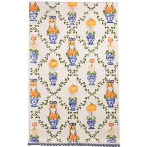 Pumpkin Topiary Towel