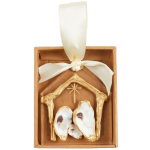 OYSTER NATIVITY ORNAMENT**
