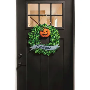 Welcome Tin Wreath