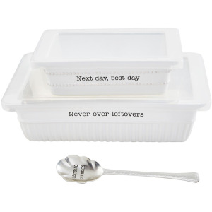 LEFTOVERS DISH & LID SET