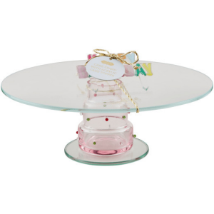 Glass B-Day Cake Stand & Top M