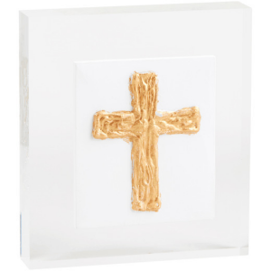 SMALL ACRYLIC CROSS PLAQUE**