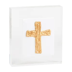 SMALL ACRYLIC CROSS PLAQUE**