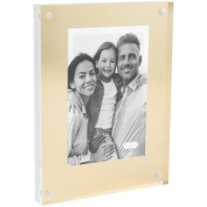 5X7 BRASS ACRYLIC FRAME