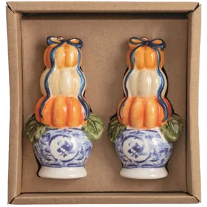 Pumpkin Topiary S&amp;Power Shaker Set