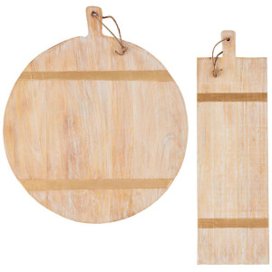Mango Wd Gold Strap Board Set