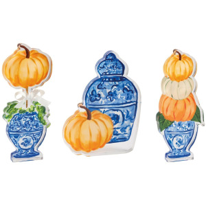 Pumpkin Topiary Sitter