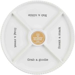 4-WAY DIVIDED SNACK TRAY