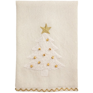 Tree Embroidery Towel