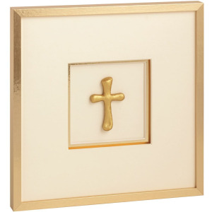 Gold Cross Framed Art