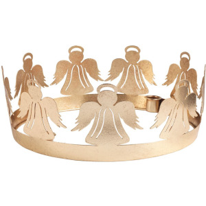 Gold Angel Wreath