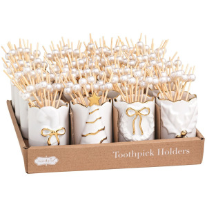 Gold Edgetoothpick Holders