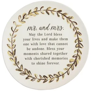 Mr And Mrs Bless Plate