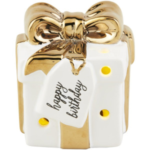 LIGHT-UPHOLSTERED B-DAY GIFT SITTER