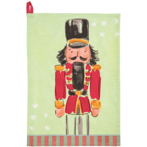 Red Nutcracker Hand Towel