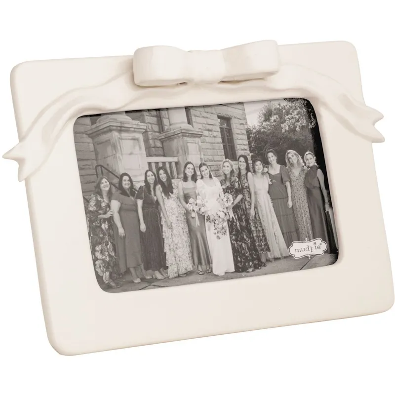 5X7 White Bow Frame