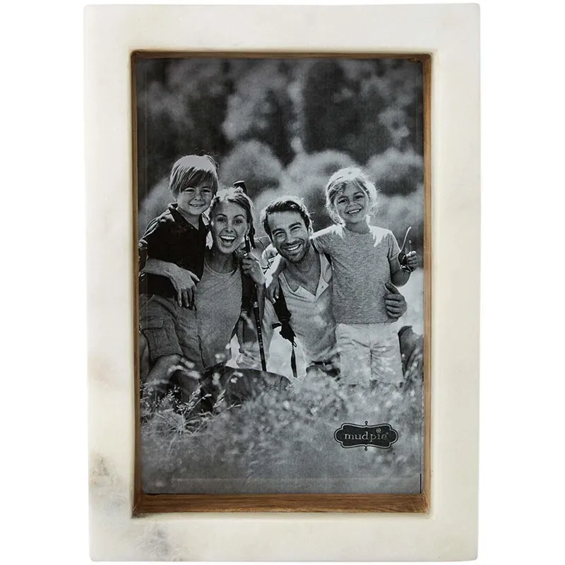 4X6 Wood Marble Shadow Frame