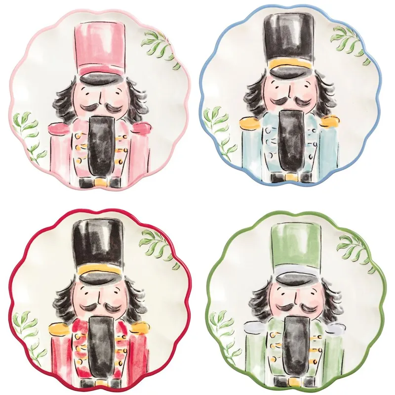 Nutcracker Dessert Plates
