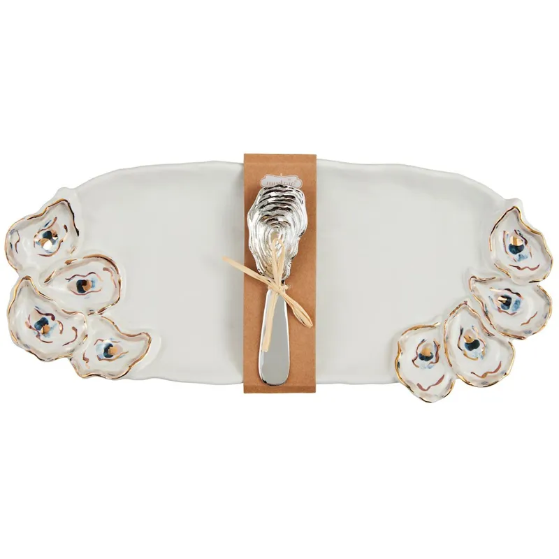 Oyster Tray &amp; Spreader Set