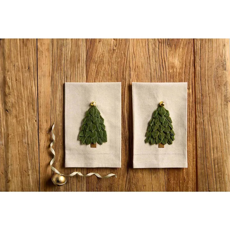 Asrtd Velvet Tree Towels M2