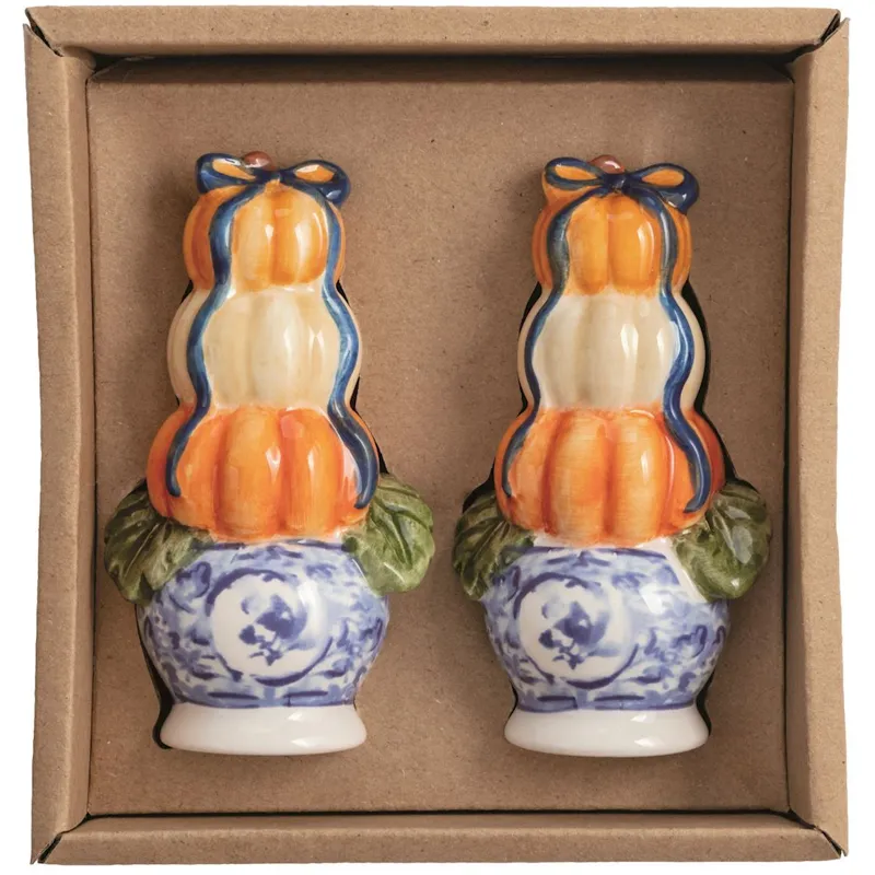 Pumpkin Topiary S&amp;Power Shaker Set
